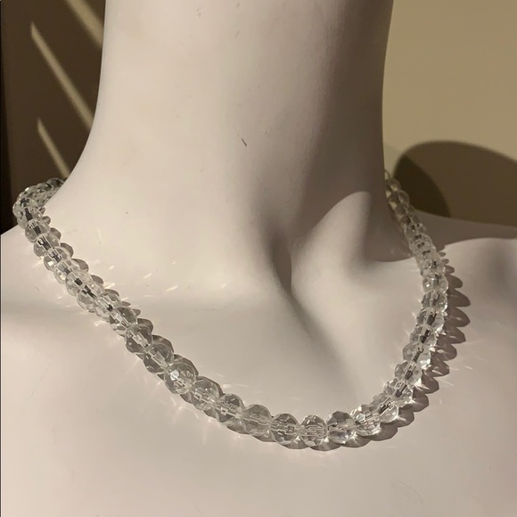Clear Beaded Necklace - Picture 4 of 6